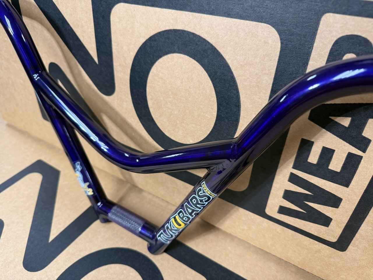 NEW Nowear BMX Tuk2 Tukubars 9.5″ Made in USA 4 PC handlebars bars Purple