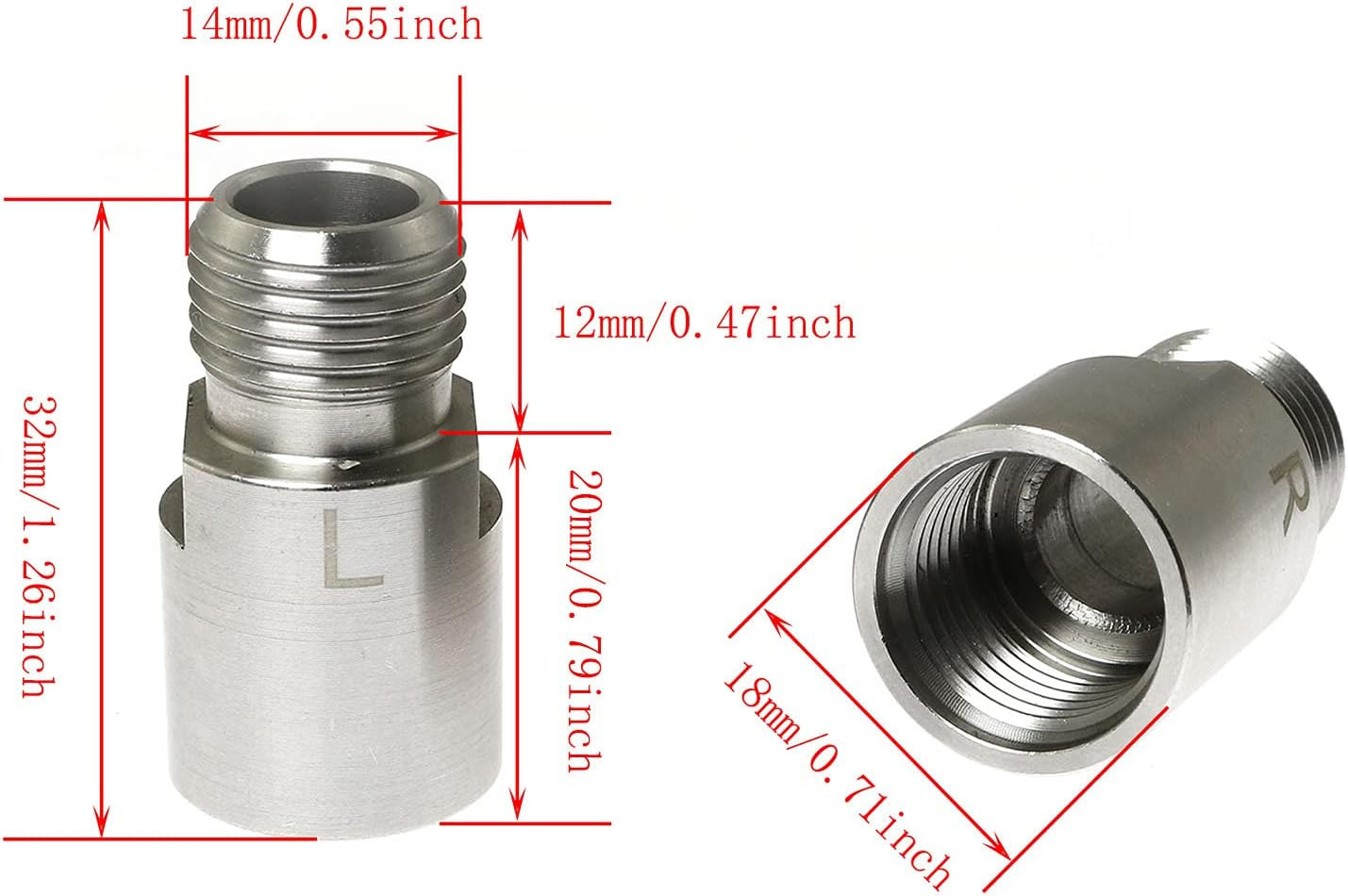 1 Pair Bike Pedal Extenders Bicycle Pedal Spacers 20Mm/ 0.79In for MTB Road Bicy
