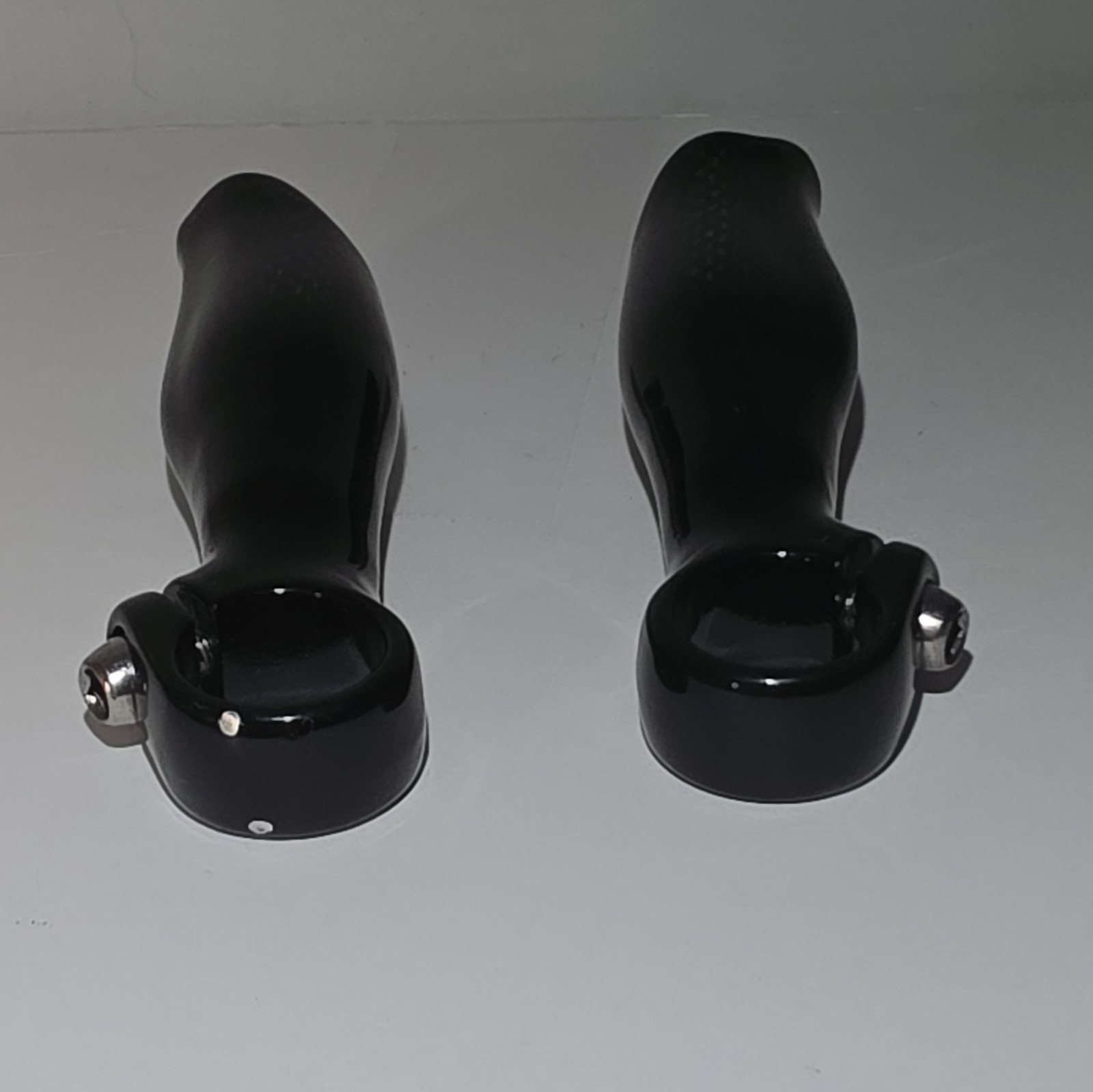 TE»MANI Bicycle Bar Ends Pair, Carbon Fiber, Black, Universal Fit