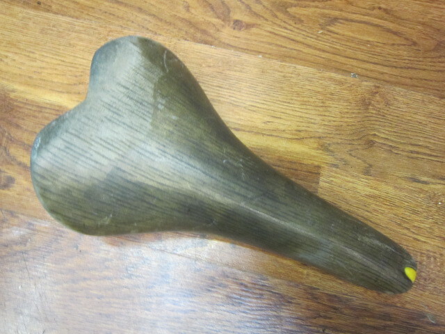 VINTAGE SELLE ITALIA TURBO MATIC BROWN LEATHER RACING SADDLE