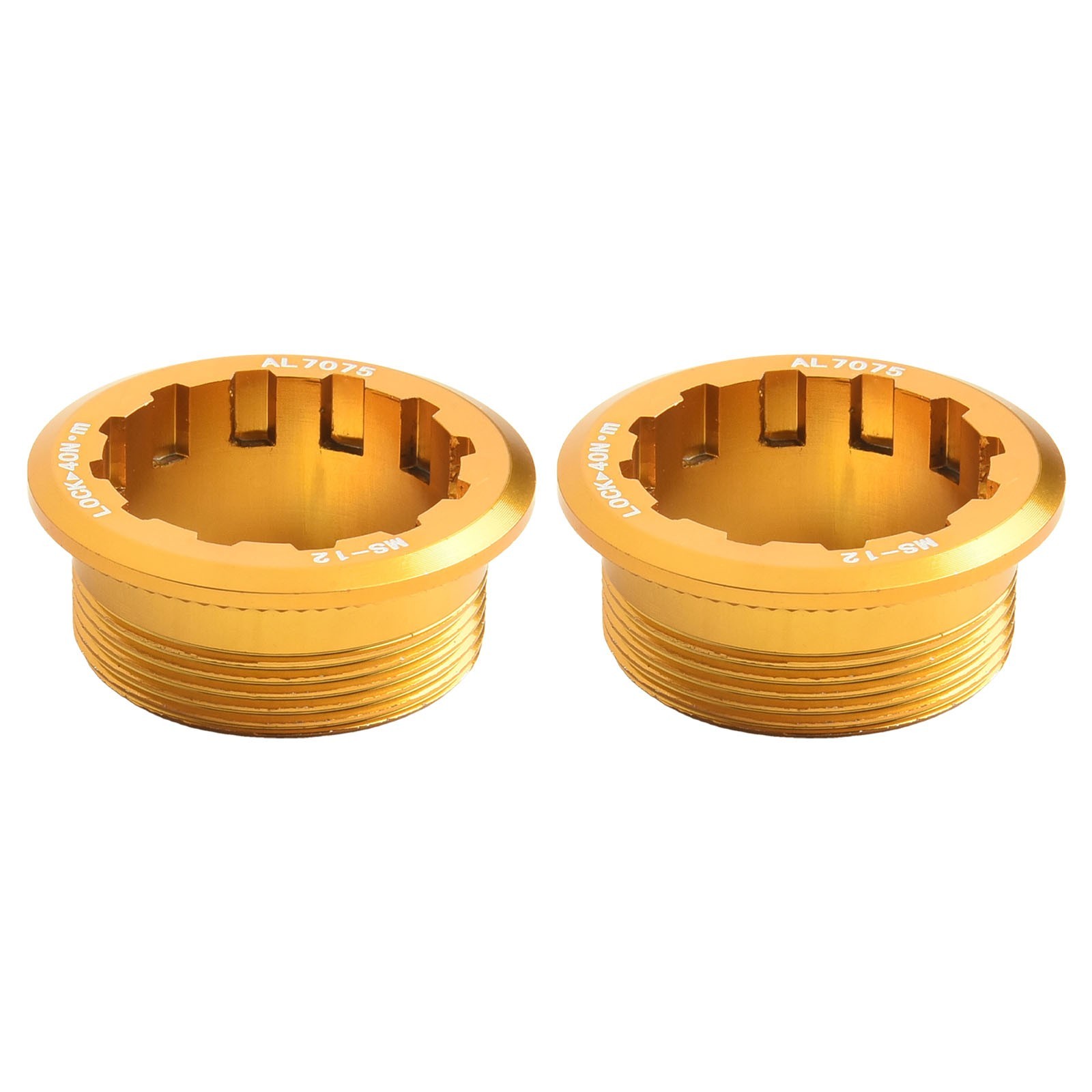CNC Aluminum Alloy Bike Cassette Lockrings for MicroSpline Compatibility