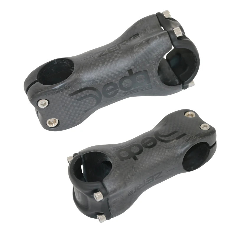 6 17 Angle Road Carbon Bicycle Stem 31.8*70-130mm Mountain Bike Carbon Stem