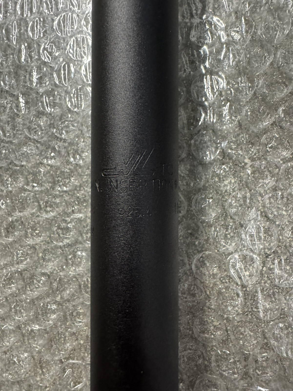 25.4MM ALLOY BLACK ALUMINUM BICYCLE SEATPOST HL BIKE POST 350MM