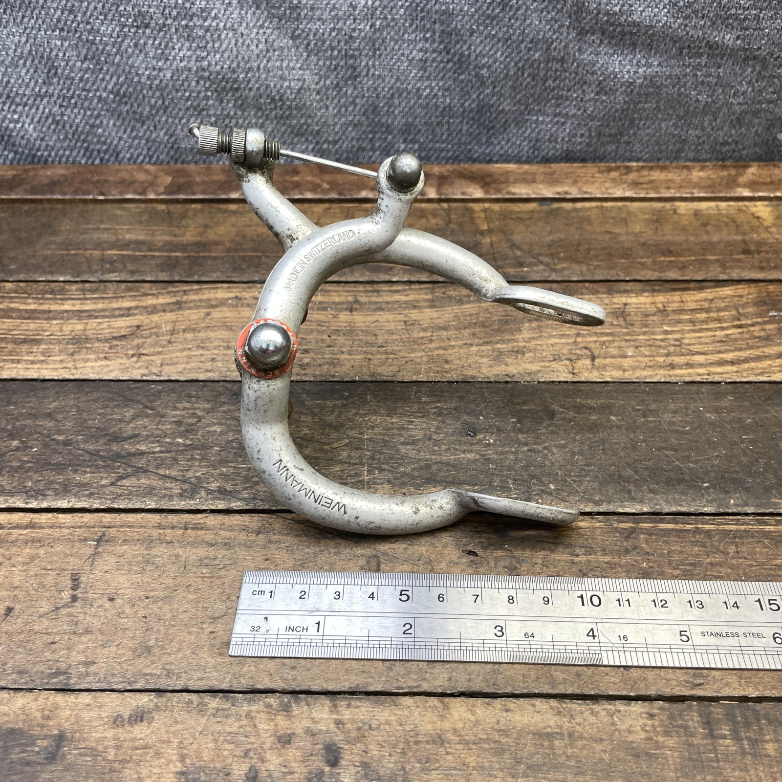 Vintage Weinmann Schwinn Front Brake Caliper Long Reach Side Pull Swiss