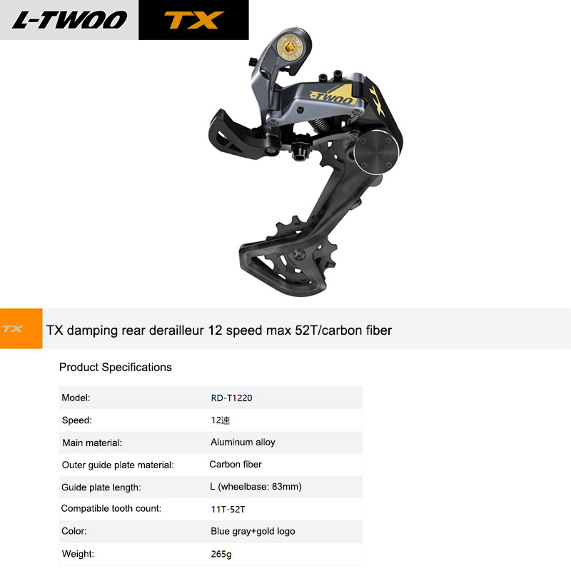 LTWOO TX 1×12 Speed mtb Bicycle Groupset Bike Shifter Derailleur Cassette Chain