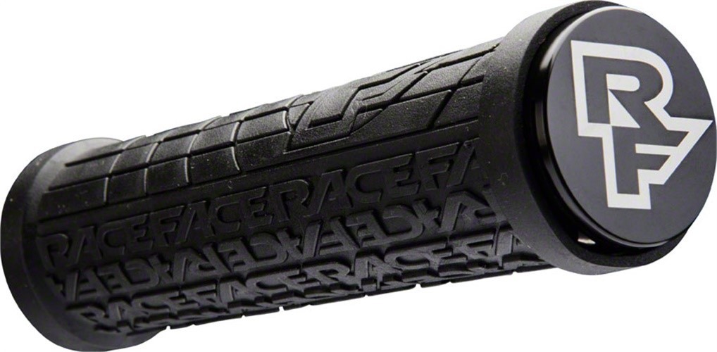 RaceFace Grippler Grips – Black, Lock-On, 33mm