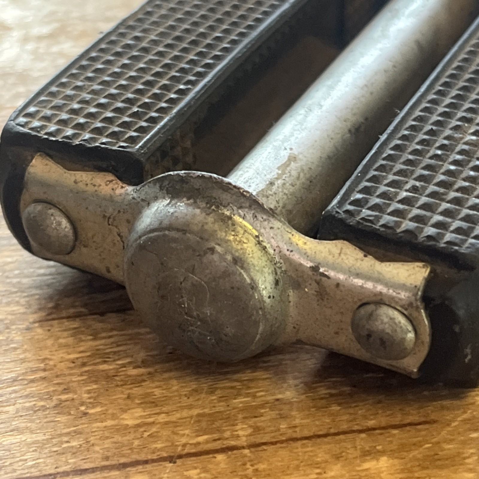 Vintage Union Block Pedals Made In Germany 9/16s English Thread 70s Schwinn