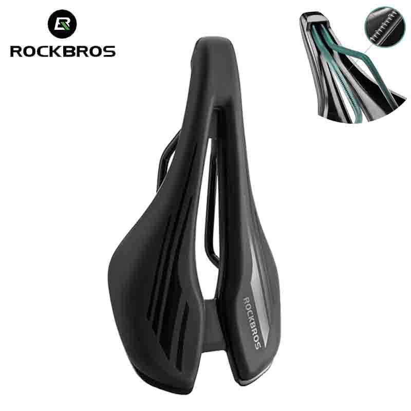 ROCKBROS Bike Saddle Hollow Breathable Thickened High-density Sponge Shockproof