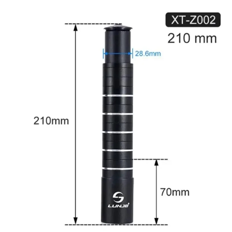 Bike Stem Riser 85-210mm Fork Extender Handlebar Raise MTB Road
