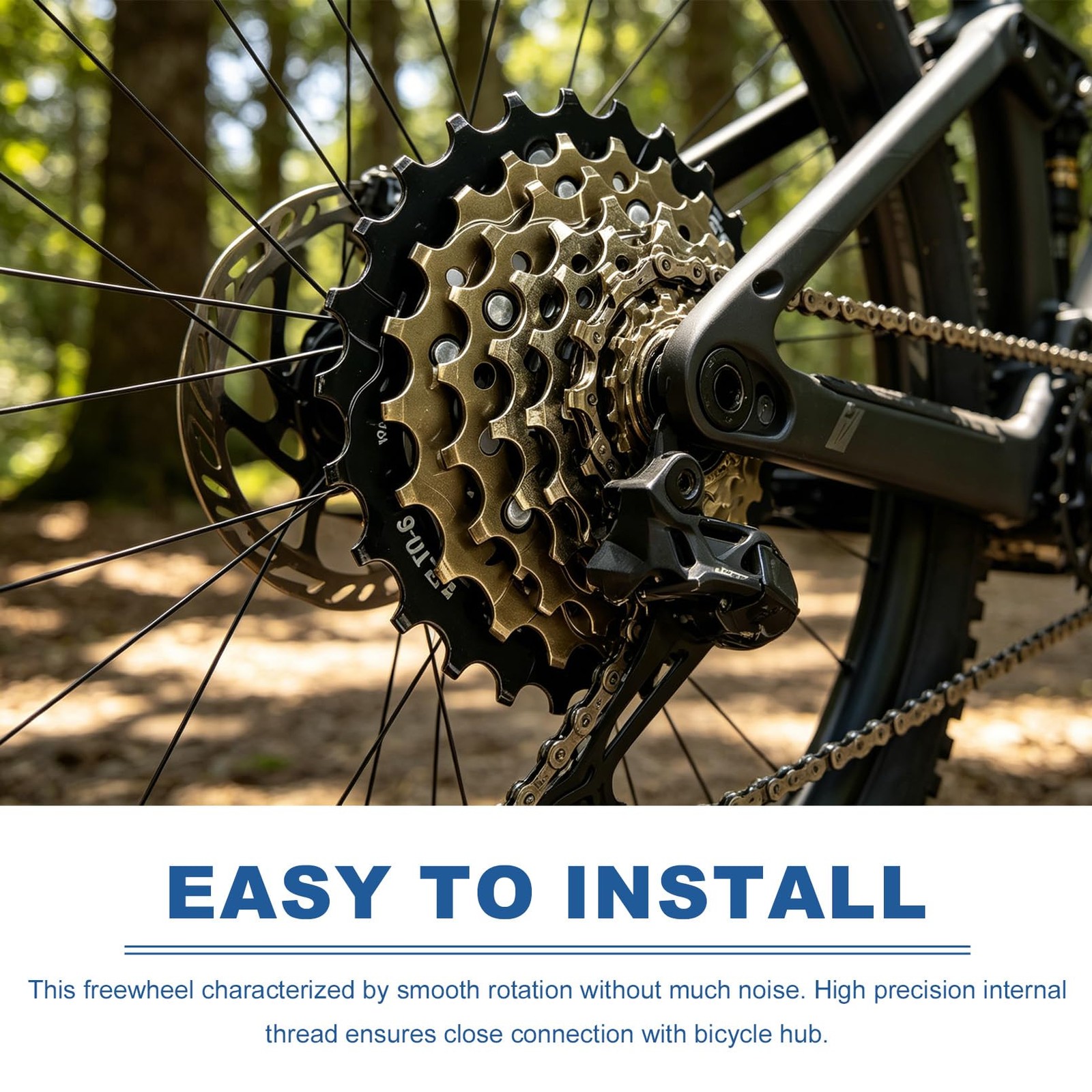 6 Speed Bike Freewheel Cog Threaded Cassette Sprocket Mountain Cycling