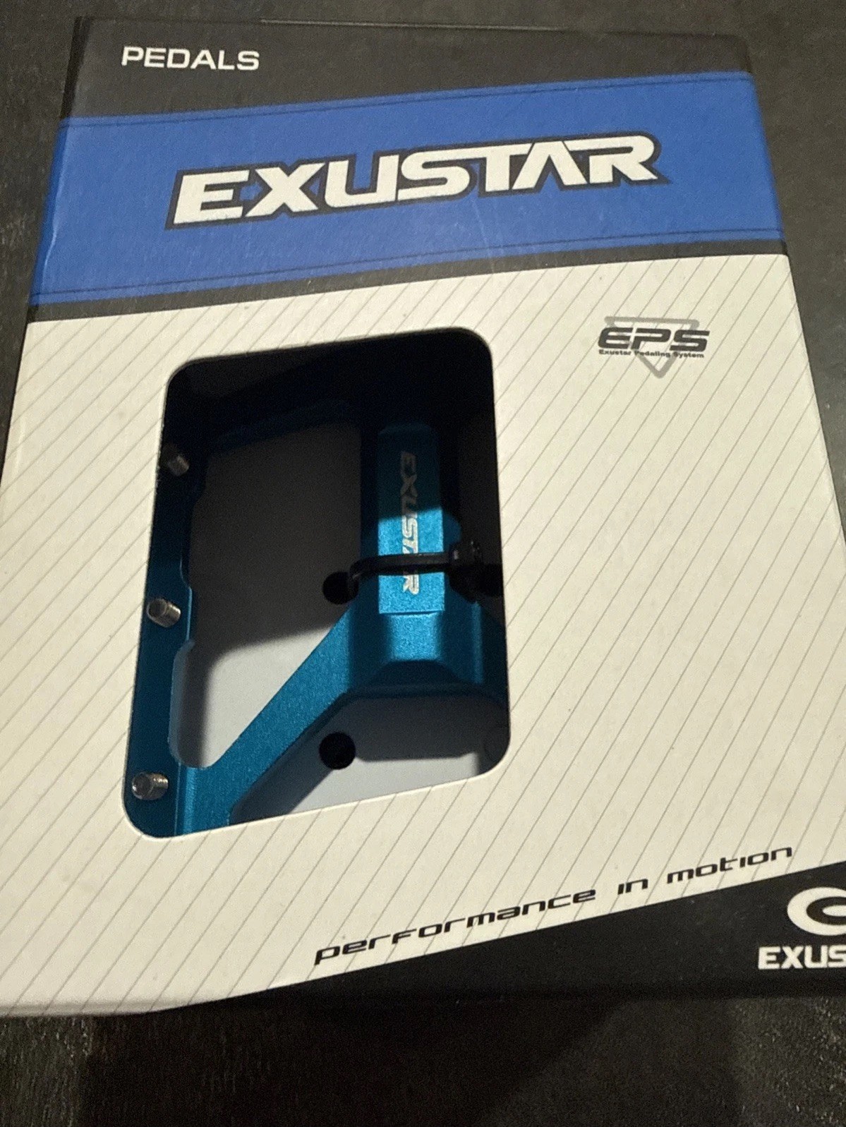 Exustar Pedals EPB557BL Turquoise Blue Aluminum 14oz/pr NIB NICE!