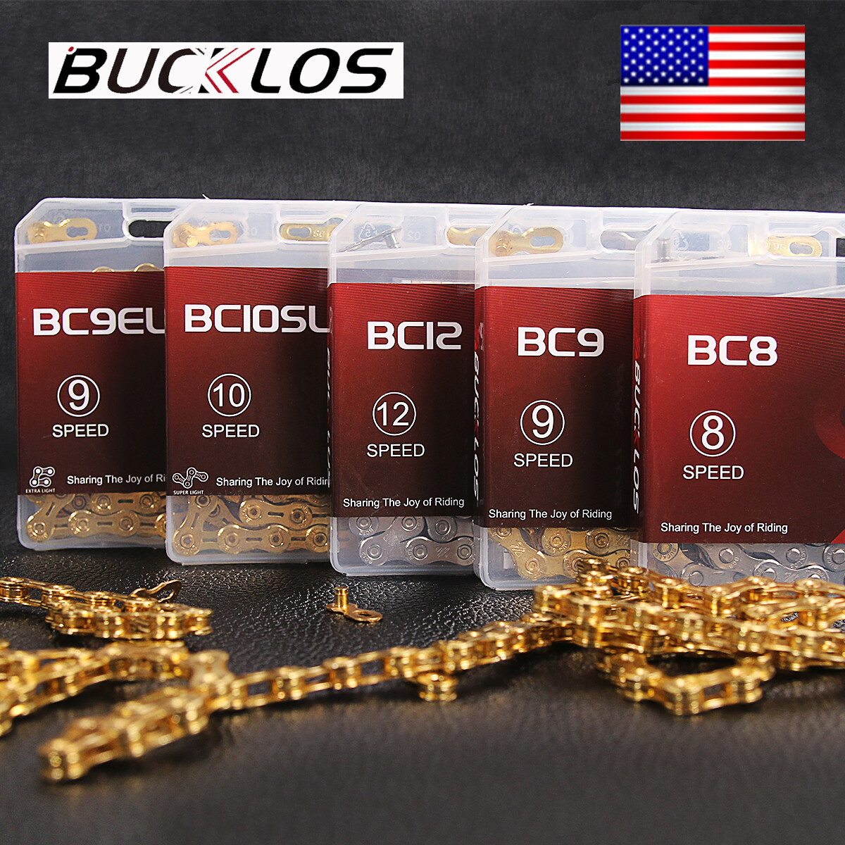 8/9/10/11/12 Speed Chains fit Shimano SRAM KMC 116/126L Road Bike MTB BMX Chain