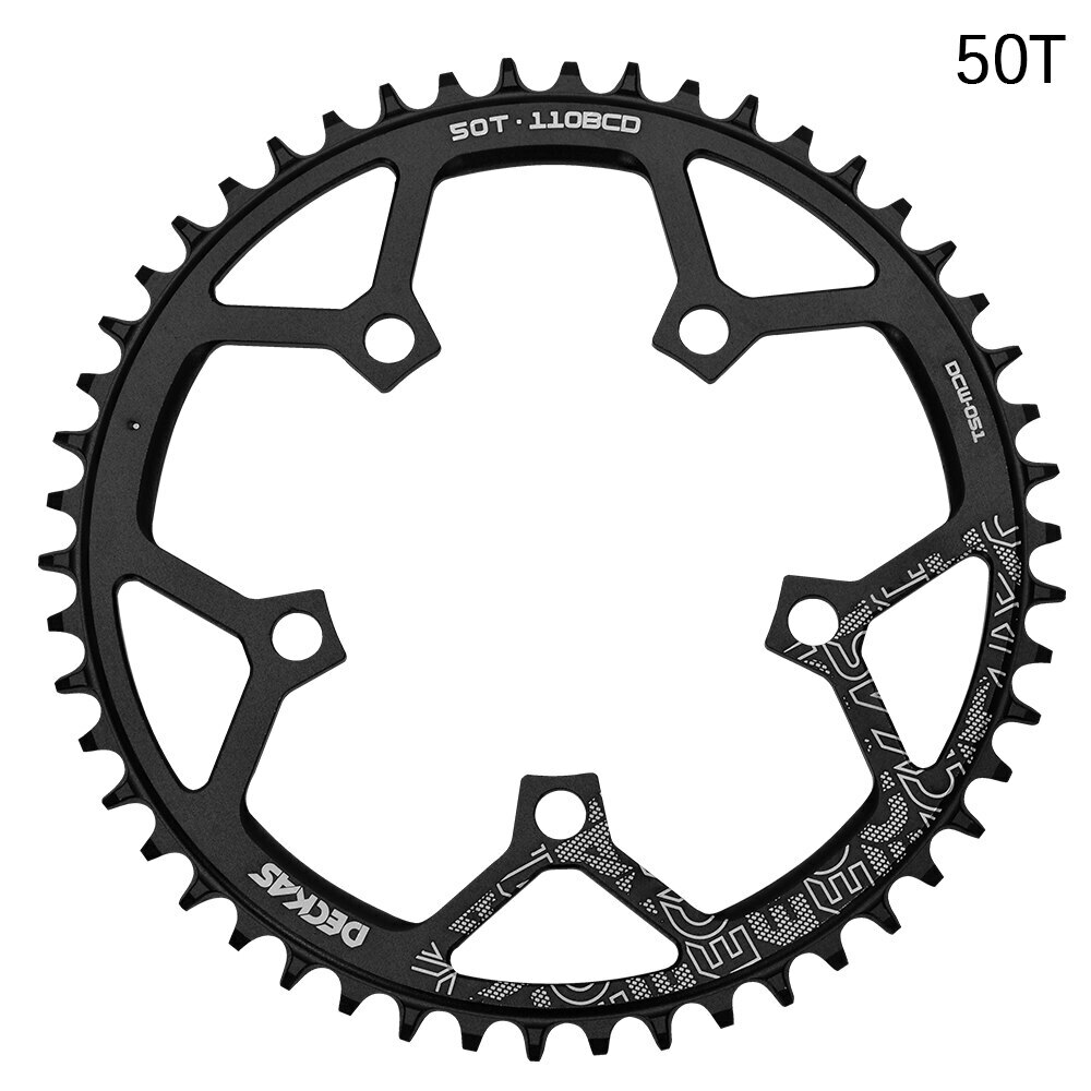 Road Bike Narrow Wide 110BCD Chainring 36T To 52T Crankset Tooth Plate Parts Red