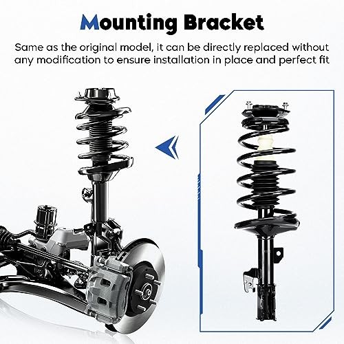 Front Complete Struts Assembly w/Coil Spring Fit for Toyota Sienna 3.3L FWD 7