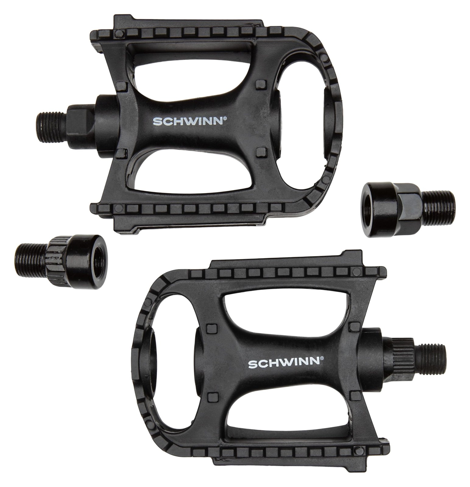 2 Pack Schwinn Basic Composite Bike Pedals Platform Handlebar Components