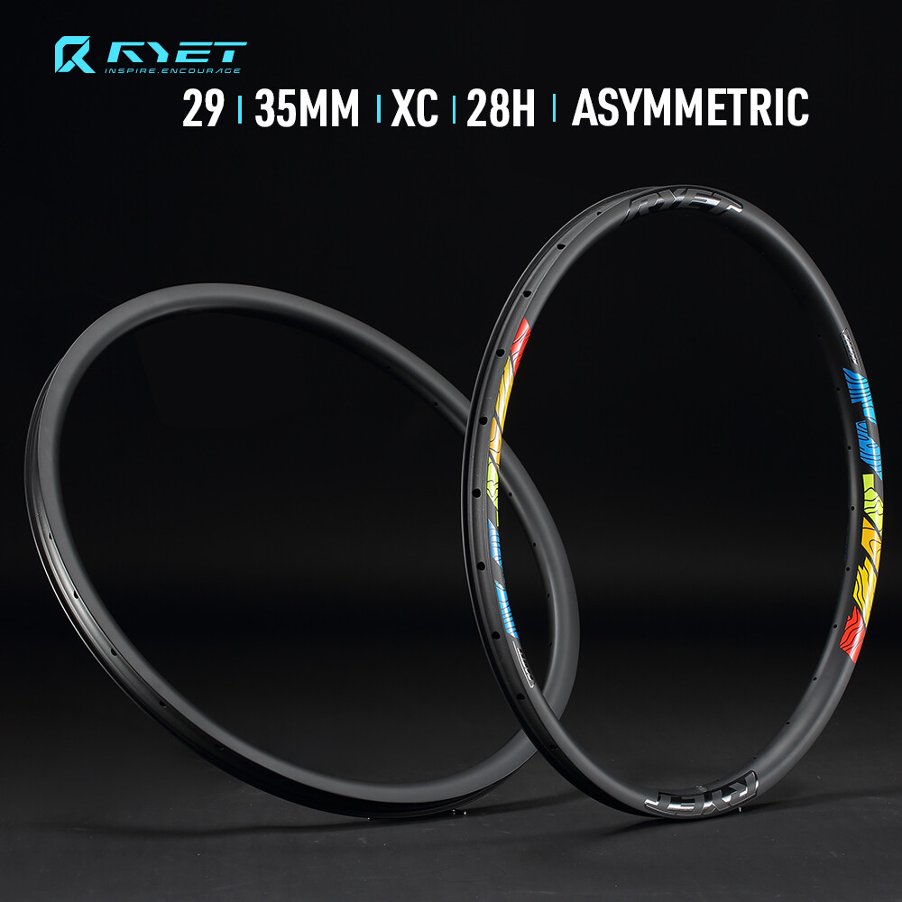 29 in Carbon MTB Rims 25mm Height 28H Clincher Tubeless Mountain Bike Wheel Rims