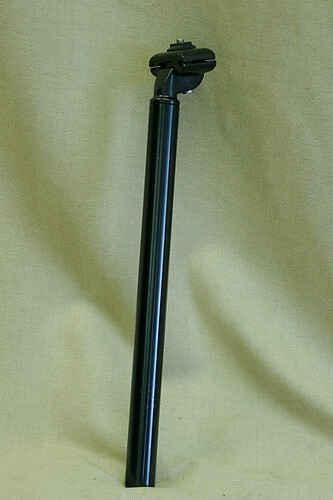 Fuji Aluminum Alloy Seat post 25.4mm x 350mm Black SP 13Z