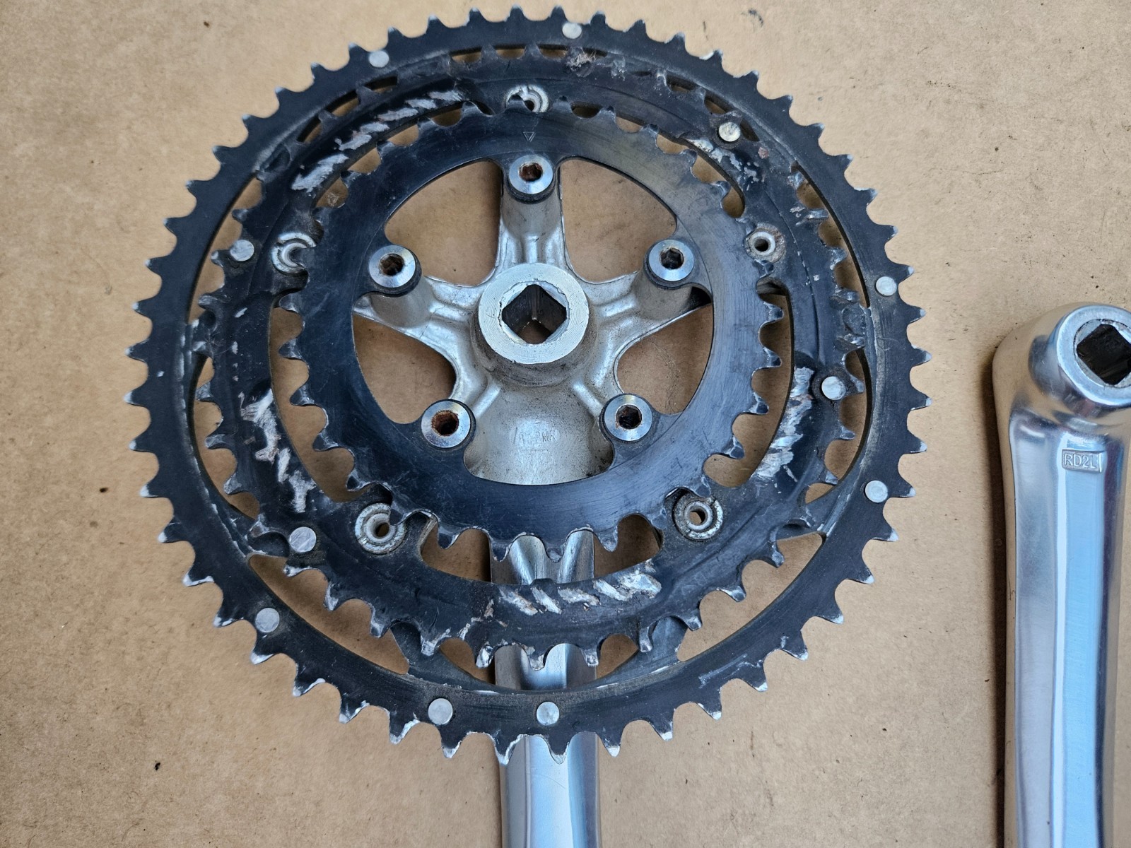 Specialized Triple Road Touring Crankset 170mm 52/42/30 S Crown Square Taper