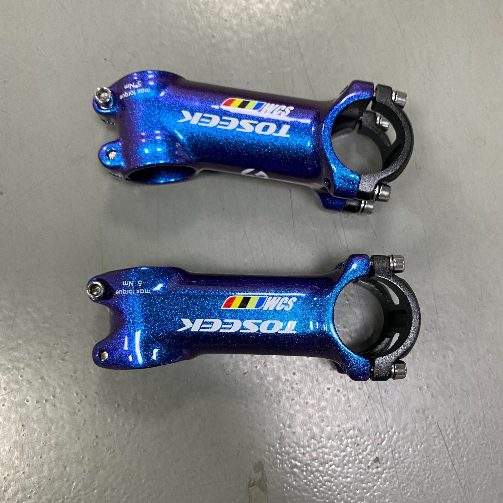 TOSEEK 6°/17° Bicycle Stem Aluminum Mountain Road Bike Stem 28.6*31.8mm 60-110mm