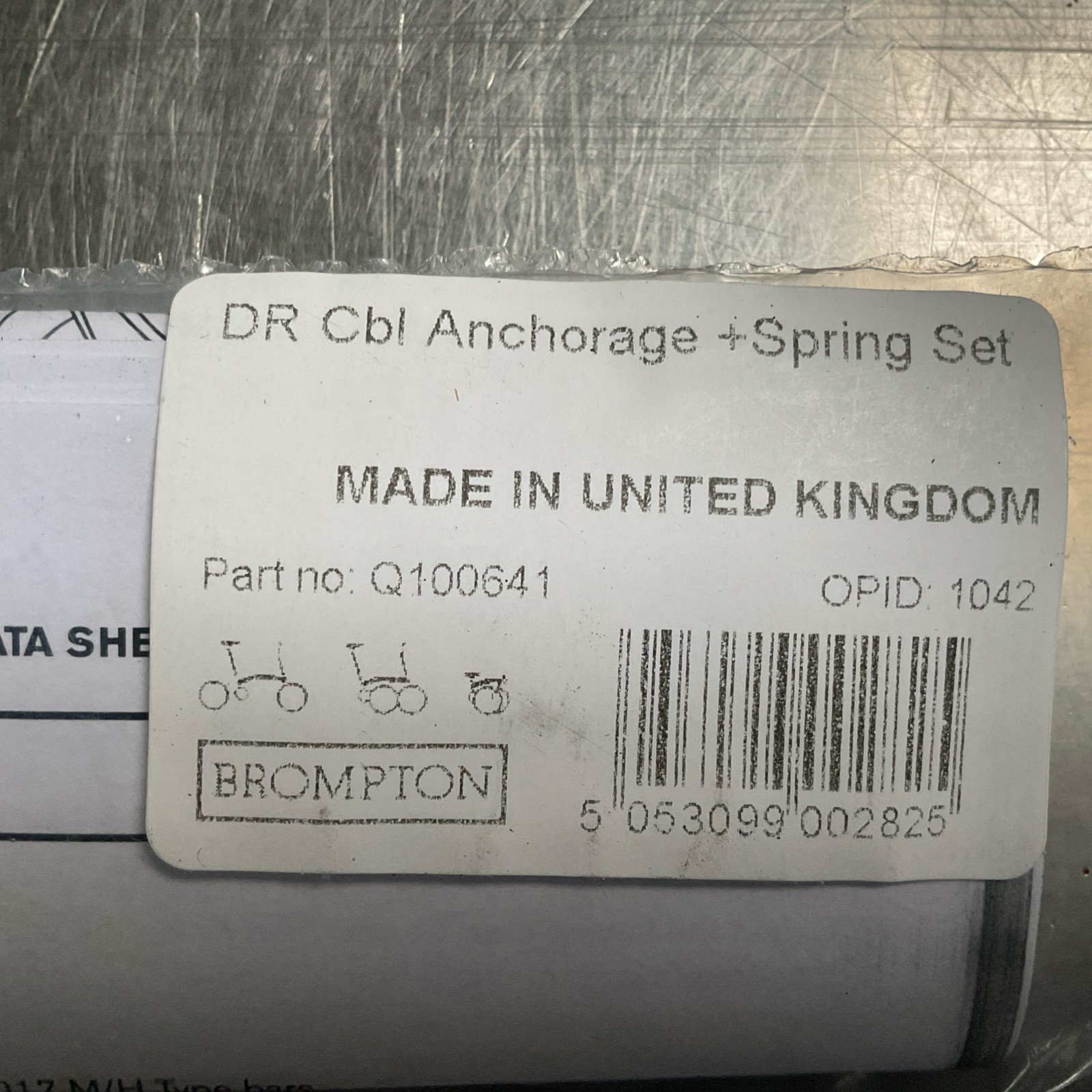 Brompton Derailleur Anchorage + Spring Set – After 2017