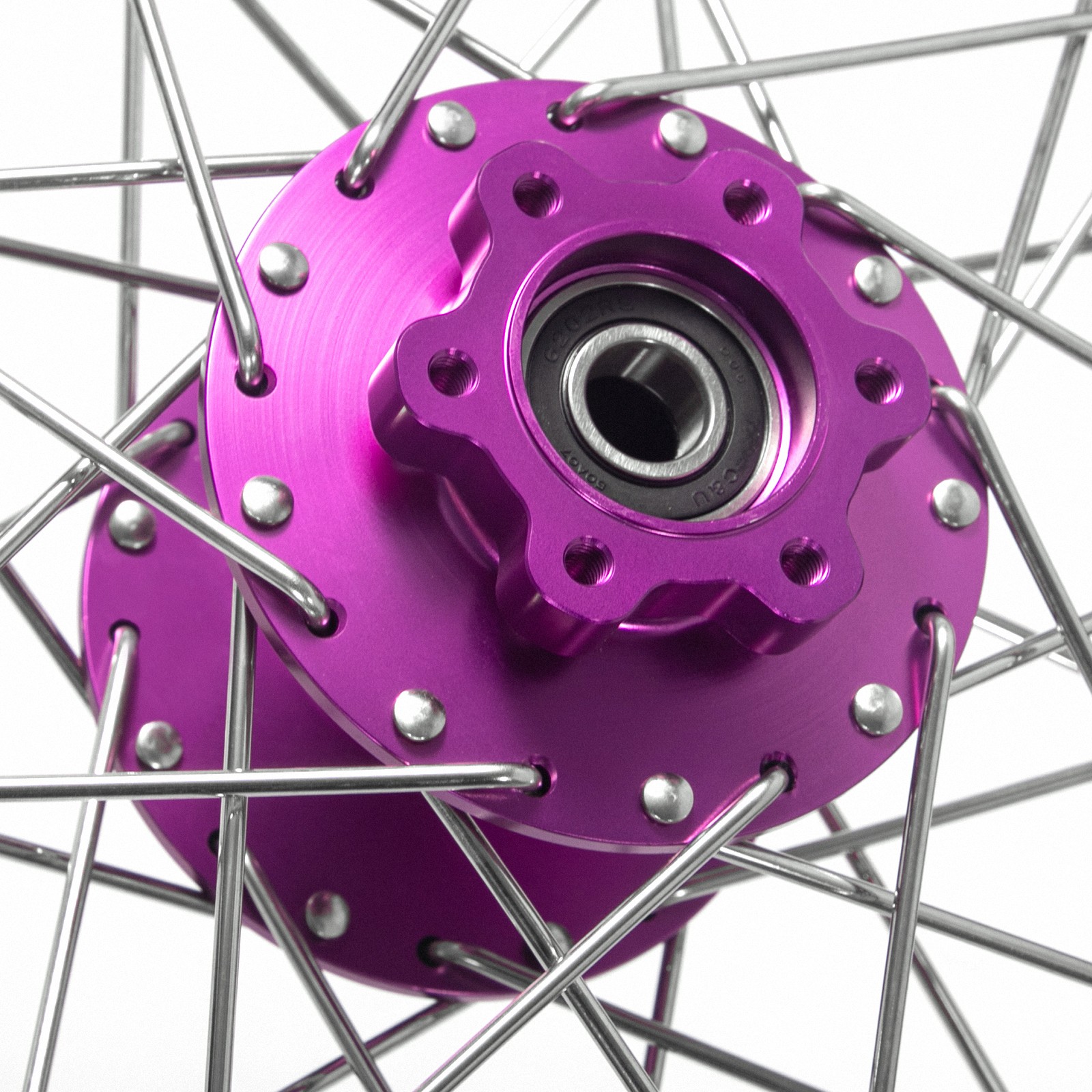 TARAZON 16″x1.85 Spoked Rear Wheel Purple Hub For SurRon Light Bee LBX Dirt Bike