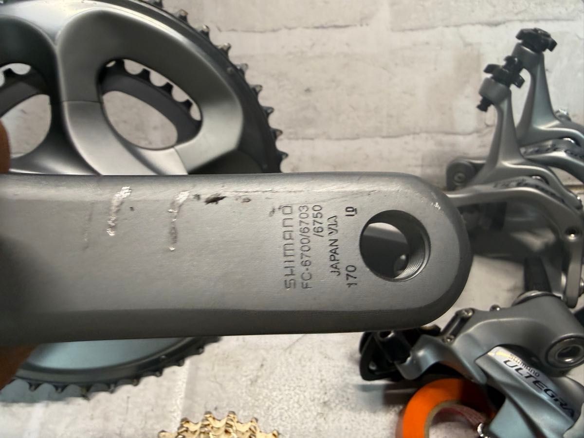 Shimano Ultegra 6700 10 Speed Silver Groupset 170mm 50-34T ST FD RD BR CS CN