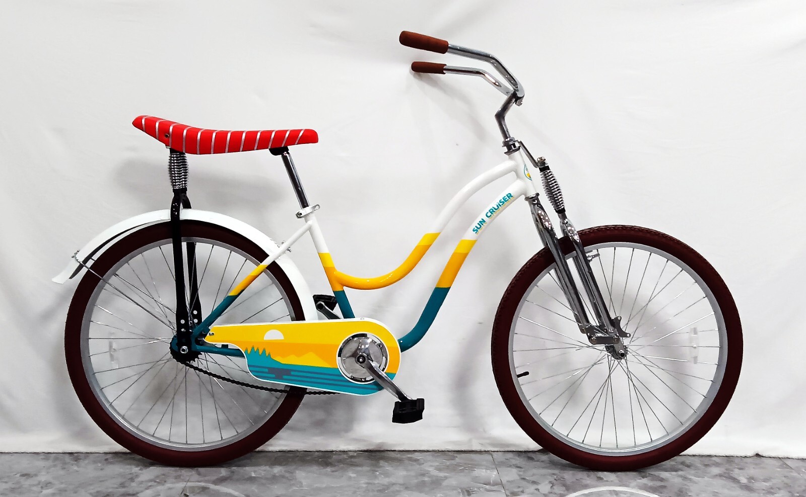 CDHPOWER 26″ Bicycle Banana Saddle Seat (RED) frame equipped-Gas Motorized Bike