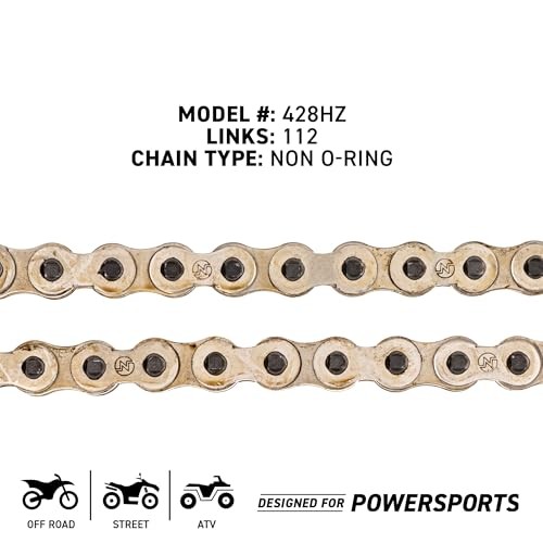 428 Drive Chain Standard Non O-Ring with Connecting Master Link 118 Links