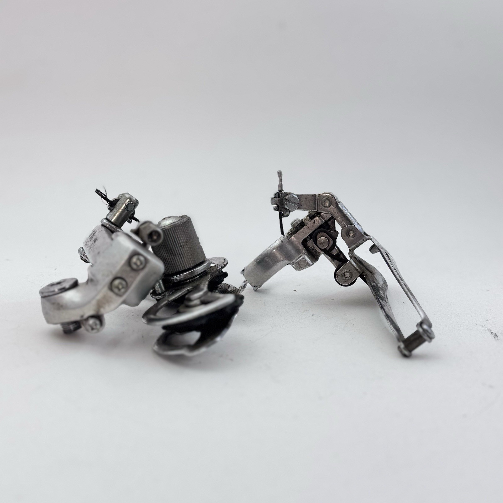 Vintage Suntour Seven 7 Derailleur Set Front Rear 28.6 Bottom Pull Bike A16