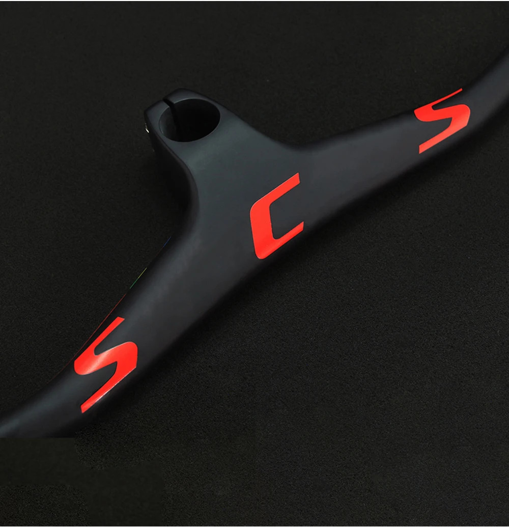 Carbon Fiber MTB Integrated Handlebars -17° 28.6mm 740mm Cycling Accessories