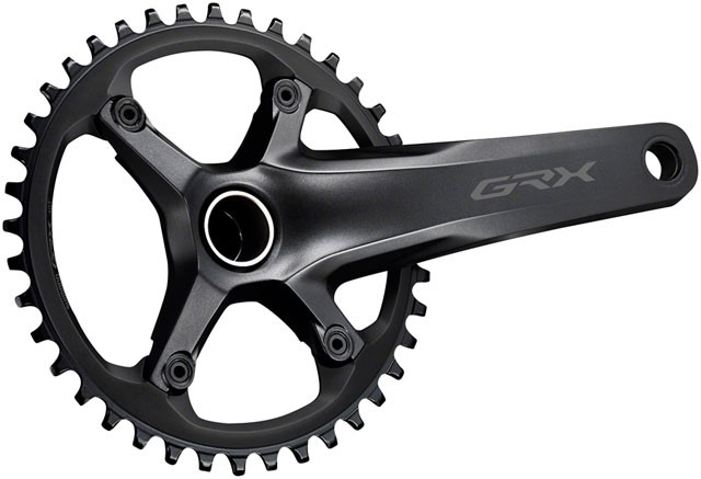 Shimano GRX FC-RX600 Crankset – 165/170/172.5/175mm, 40t or 46/30t, 10/11-Speed