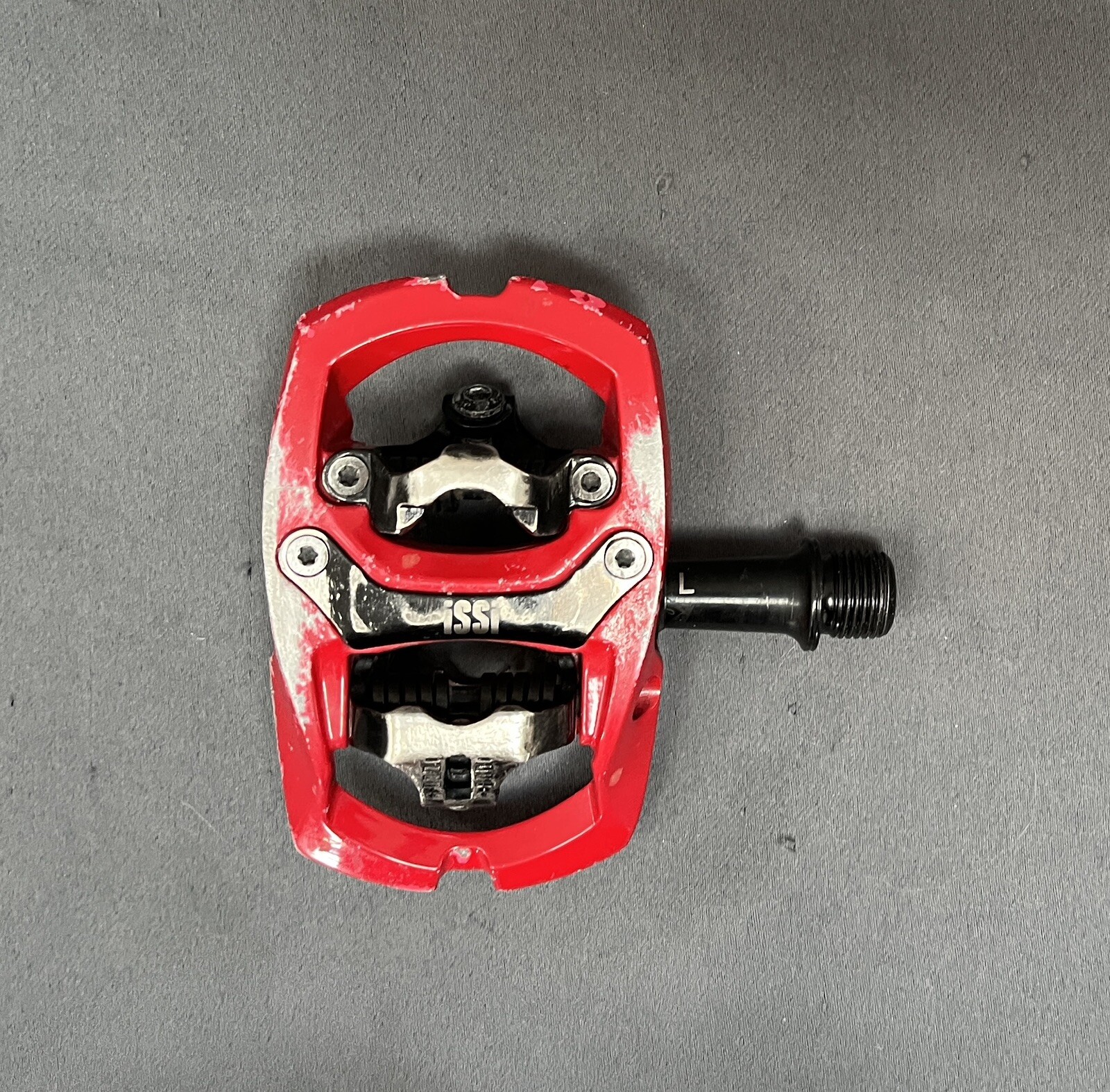 iSSi Trail Pedals MTB Clipless Dual-Sided Entry 9/16″ 400g Red SPD Compatible