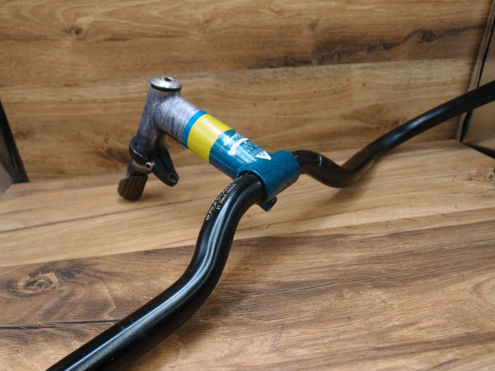 MTB bullbar handlebar Corratec + quill stem Corratec by nL steel 25.4 mm