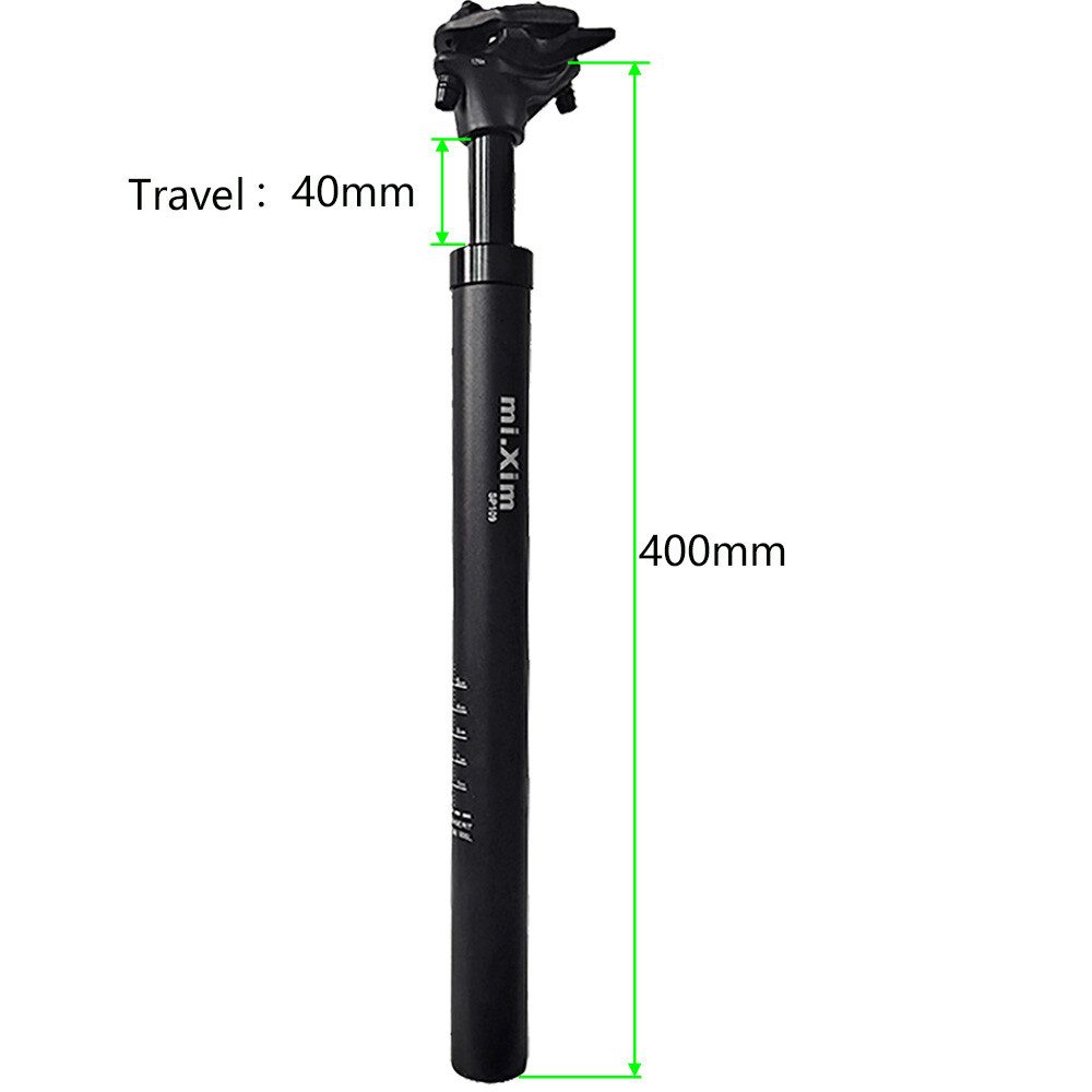 mi.Xim shock-absorbing seat tube double nail seat post 27.2/30.9/31.6/33.9*400mm