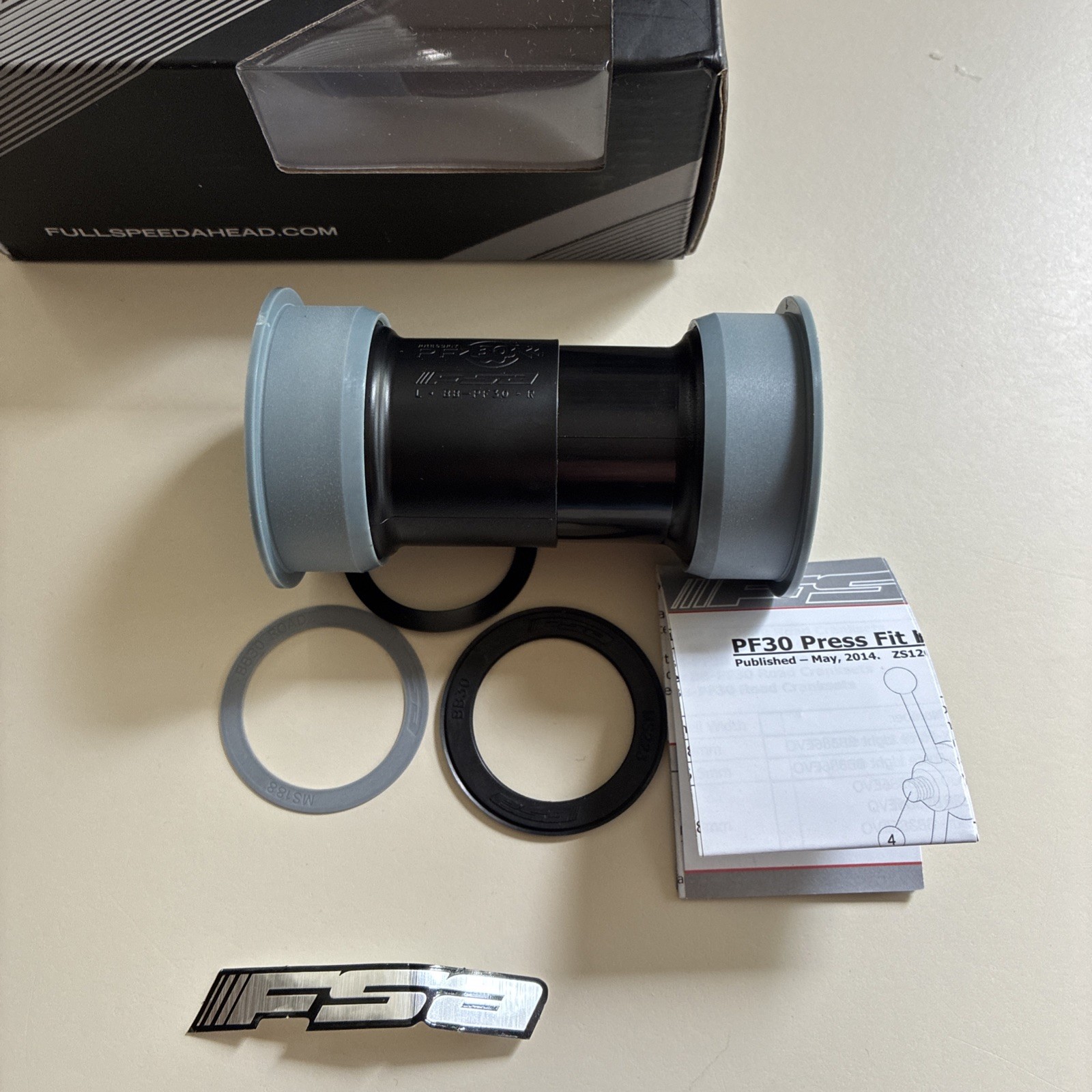 FSA BB-PF6000 Road eBike Cycling Bottom Bracket BB for PF30/BB386EVO/