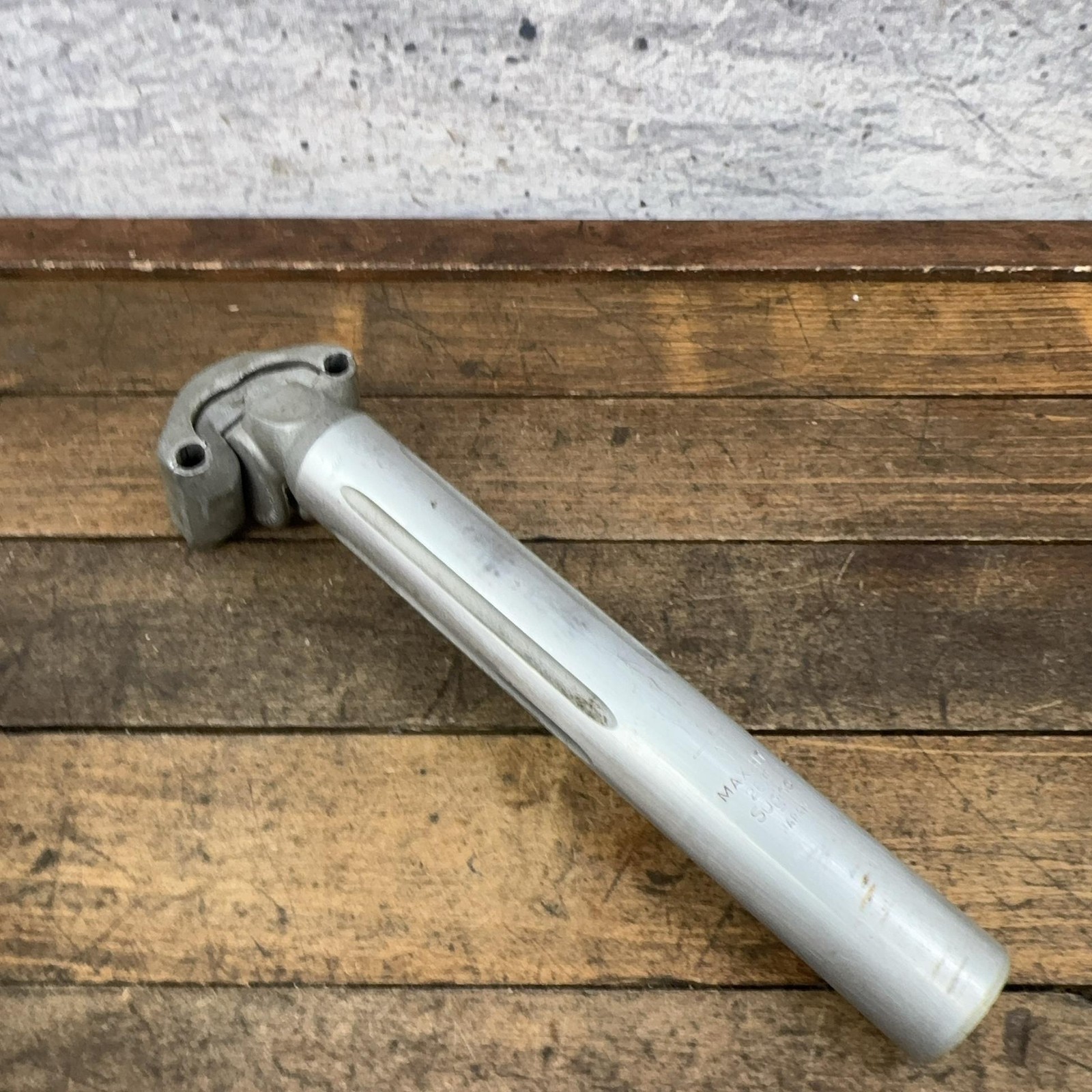 Vintage Sugino SP-H Seatpost 26.8mm Silver Alloy Japan 26.8 290g Road MTB Bike