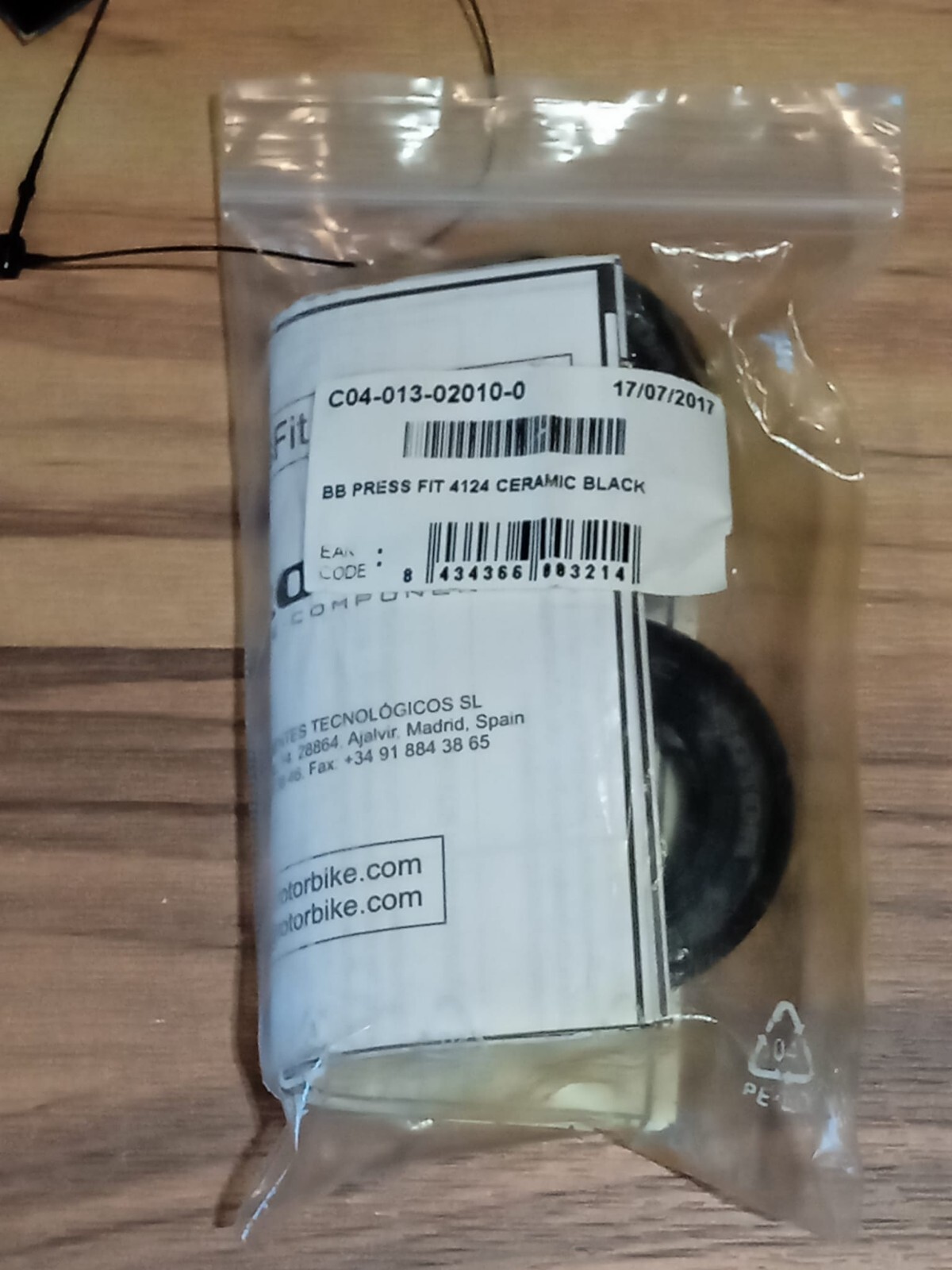 ROTOR PF4124 ROAD/MTB (BB89/92/86 ; 24mm ) Ceramics, Black (RTBBC0019)