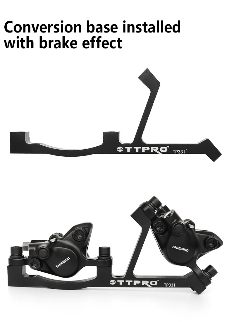 Brake Adapter for 203mm 220mm Rotor Dual Piston Caliper CNC MTB Bike Part