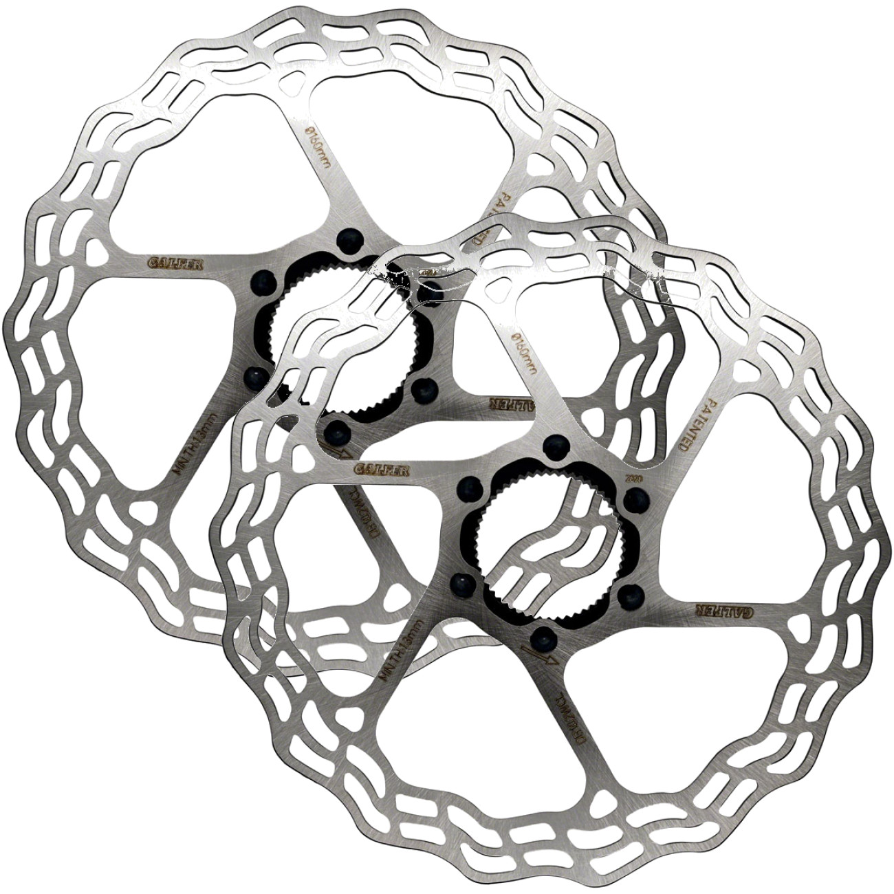 Galfer 160mm Centerlock Wave Disc Brake Rotors – High Carbon Stainless Steel,