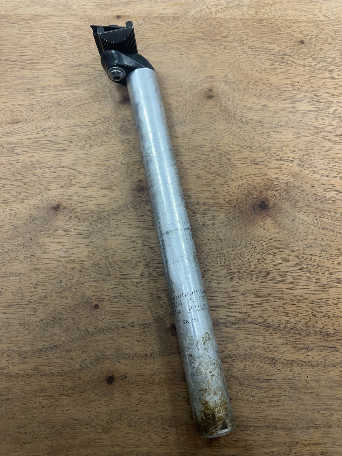 Kalloy Seatpost 30.4mm 340mm Mountain Bike Seatpost Black Silver