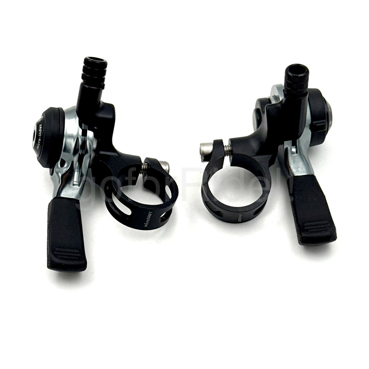 Microshift 2/3×10 Speed MTB Thumb Shifter Pair Left+Right, 22.2mm bar clamp
