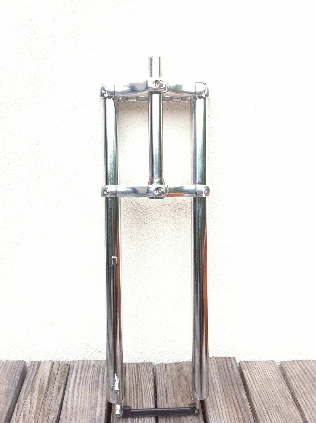FAT Bicycle Triple Tree Fork 1-1/8″ Threadless For 26″ x 4.0 Wheel Disc BrakeTab