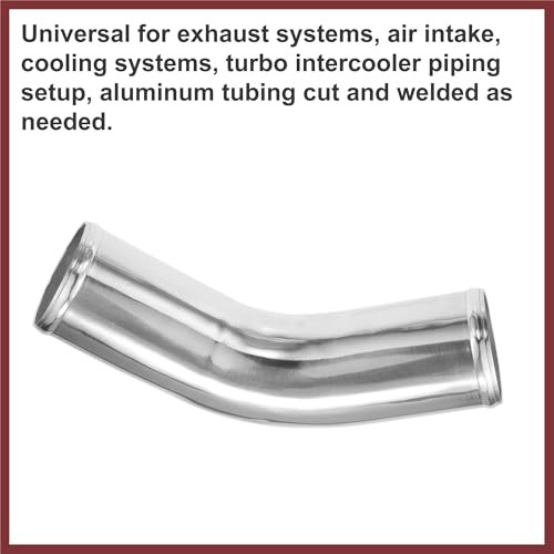 76mm 3″ OD 4″ 100mm Leg Length Universal Car Aluminum Alloy Tube Intercooler