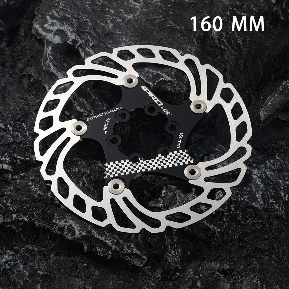 IIIPRO Bicycle Disc Brake Rotor 140MM 160MM Floating Thickened Anodized Cooling