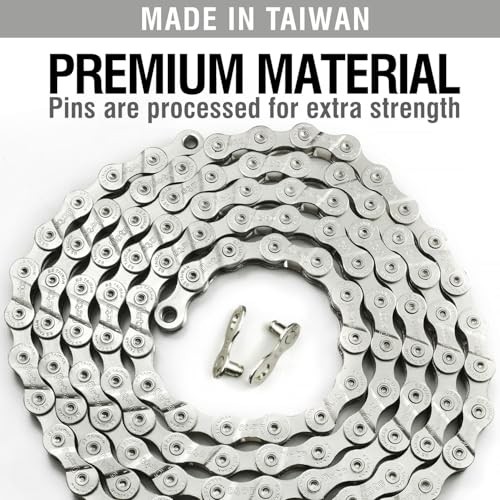 6/7/8 Speed Bike Chain – Bicycle Chain for Road & 6/7/8 Speed Chain 1 Set