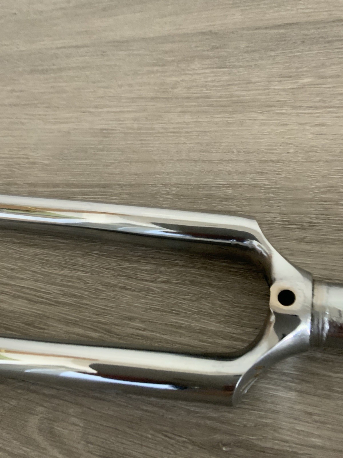 MERCIER FORK 700C ONE-INCH THREADED 225 MM STEERER BSA THREADS CHROME
