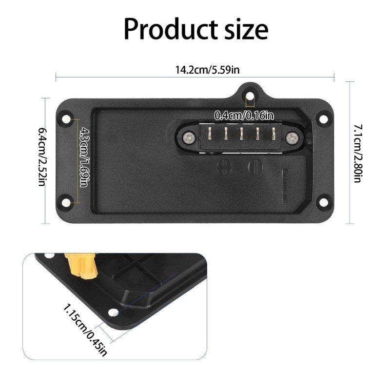 Discharge Plate for DCH-009 Electric Bike Battery 5 Pin Connection Board