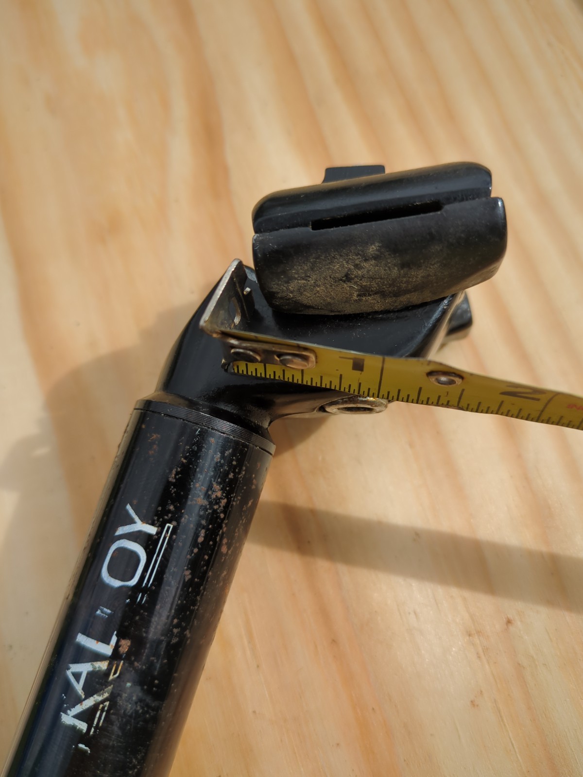 Used KALLOY Bike Bicycle Alloy Seat Post 27.2mm Black