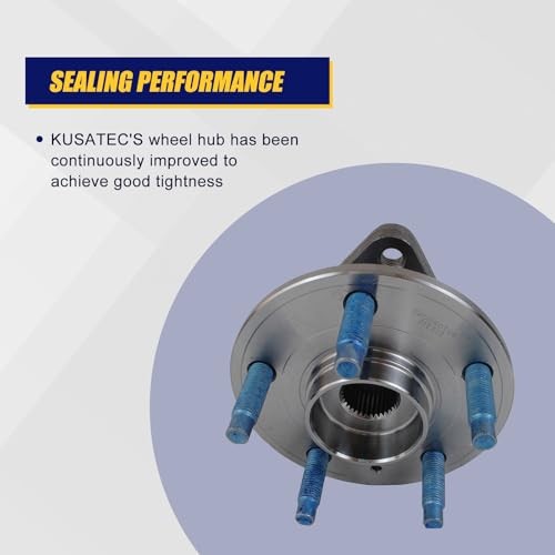 513315 Front 2pcs Wheel Bearing and Hub Assembly Compatible with Chevrolet
