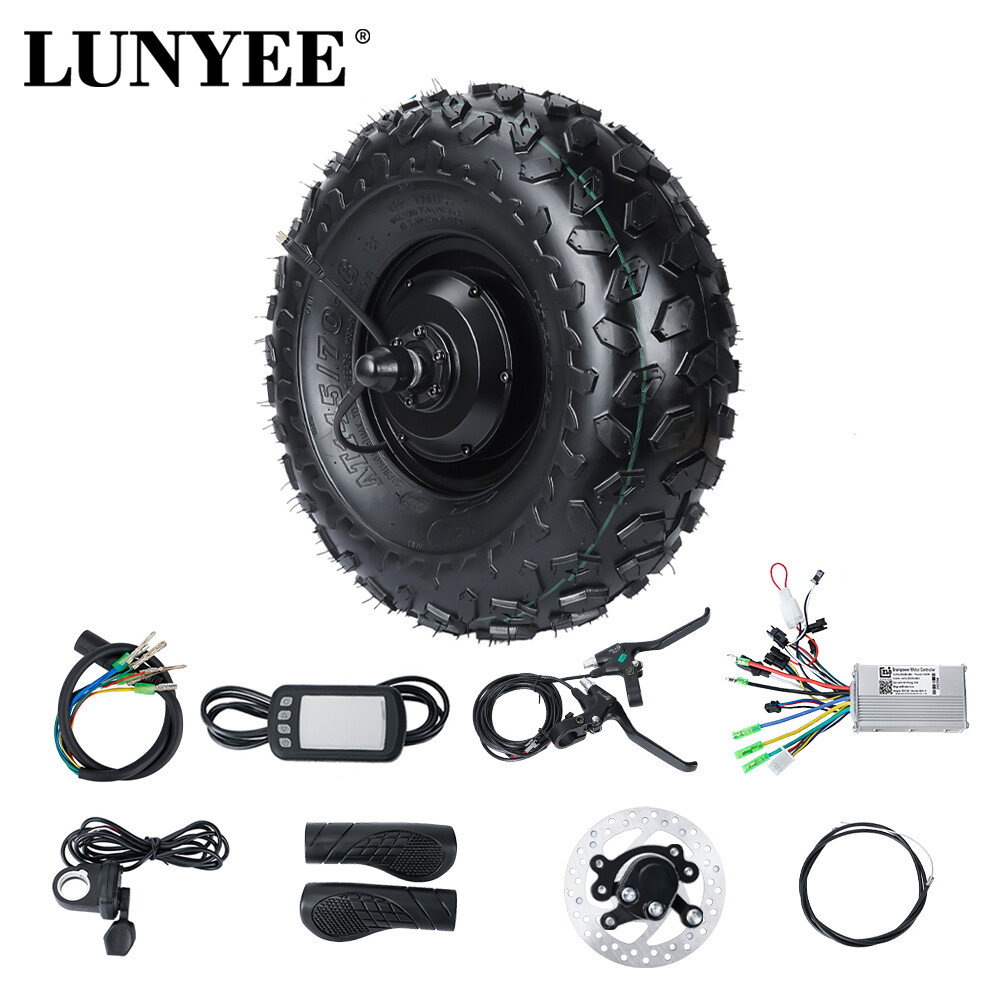 14.5 Inch Gear Hub Motor Kit Unicycle Wheelbarrow Bicycle Conversion Motor Wheel